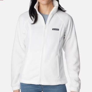 White Columbia Zip-up